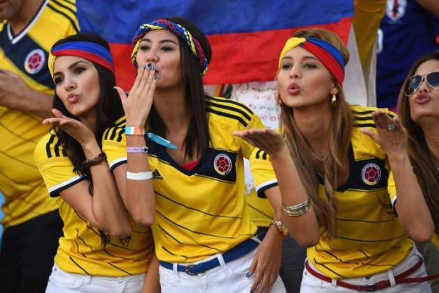 The Sexiest Colombian Fans â€“ World Cup Brazil 2014