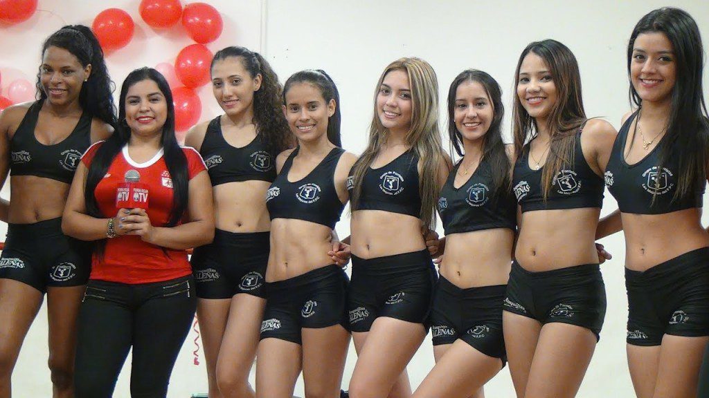 cali colombia women cheerleaders
